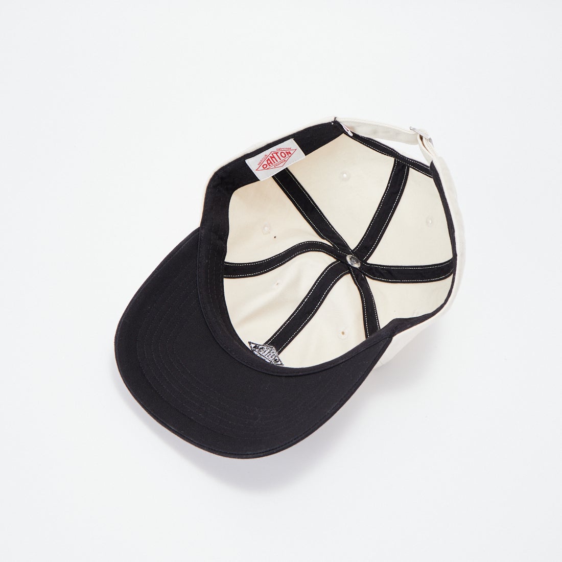 DANTON [ダントン] チノクロス ツートーン6パネルキャップ [DT-H0228TKC] ECRU/BLACK