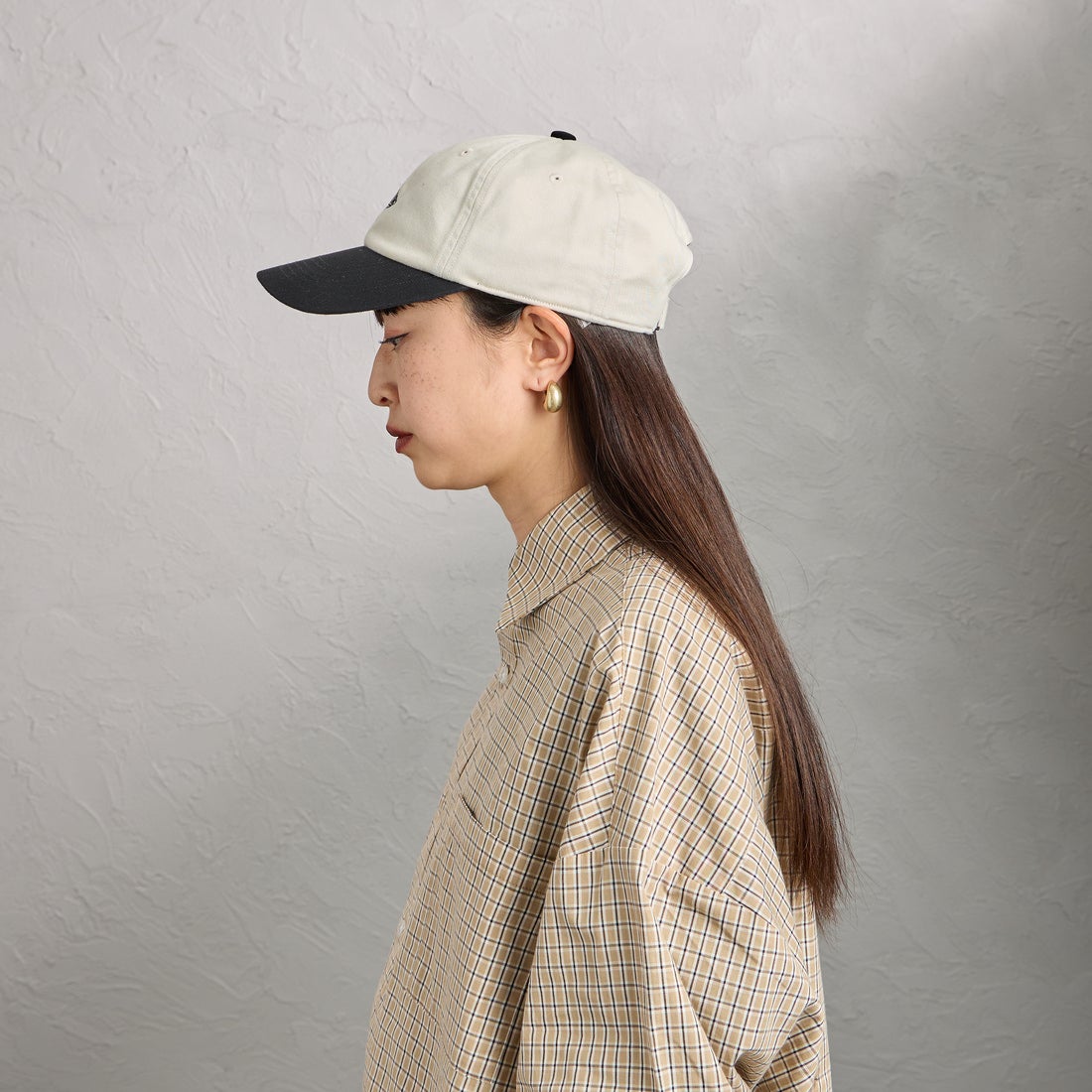 DANTON [ダントン] チノクロス ツートーン6パネルキャップ [DT-H0228TKC] ECRU/BLACK