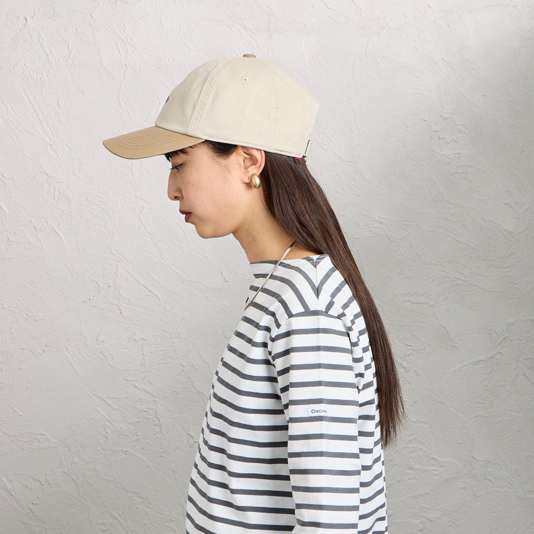 DANTON [ダントン] チノクロス ツートーン6パネルキャップ [DT-H0228TKC] OYSTER/BEG