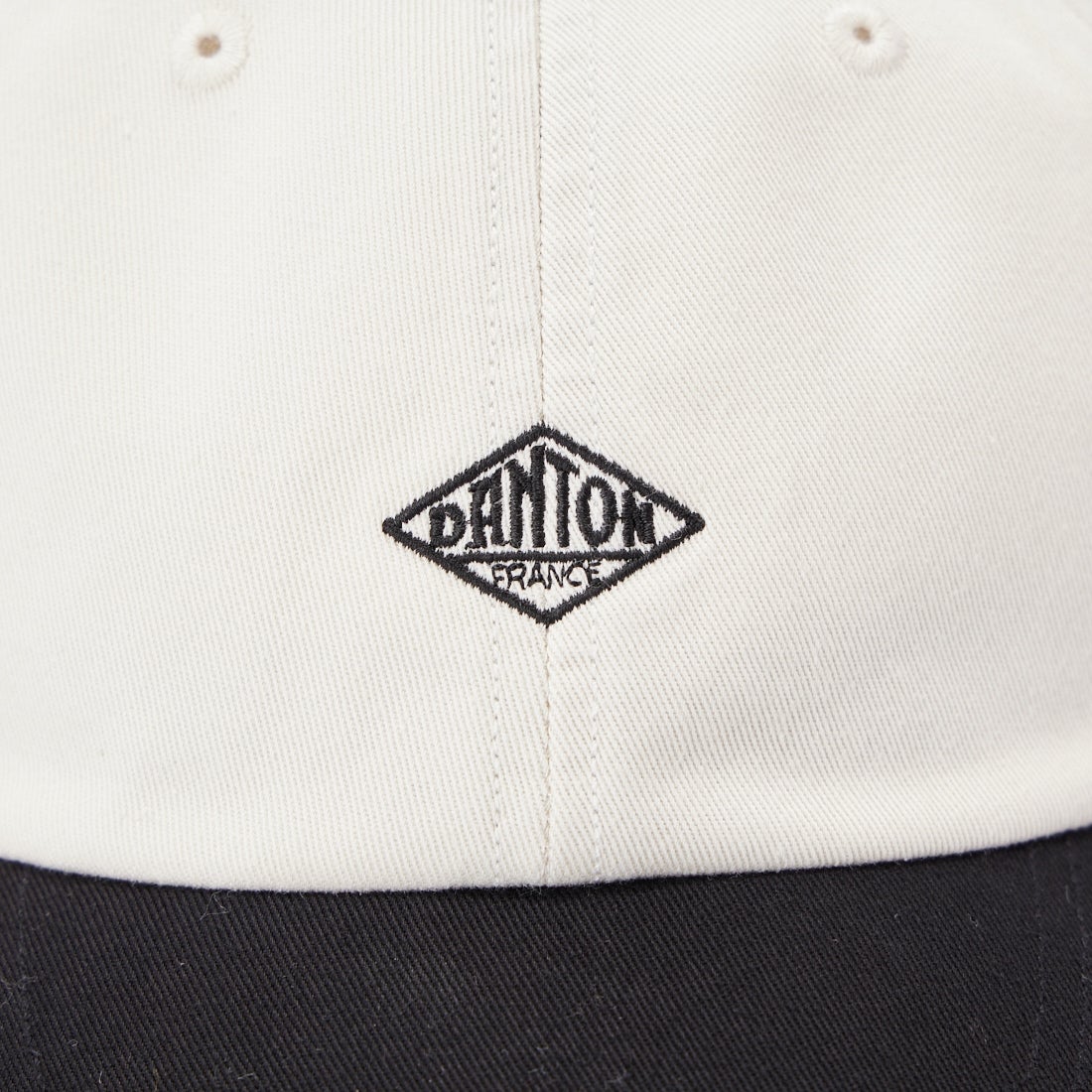 DANTON [ダントン] チノクロス ツートーン6パネルキャップ [DT-H0228TKC] ECRU/BLACK