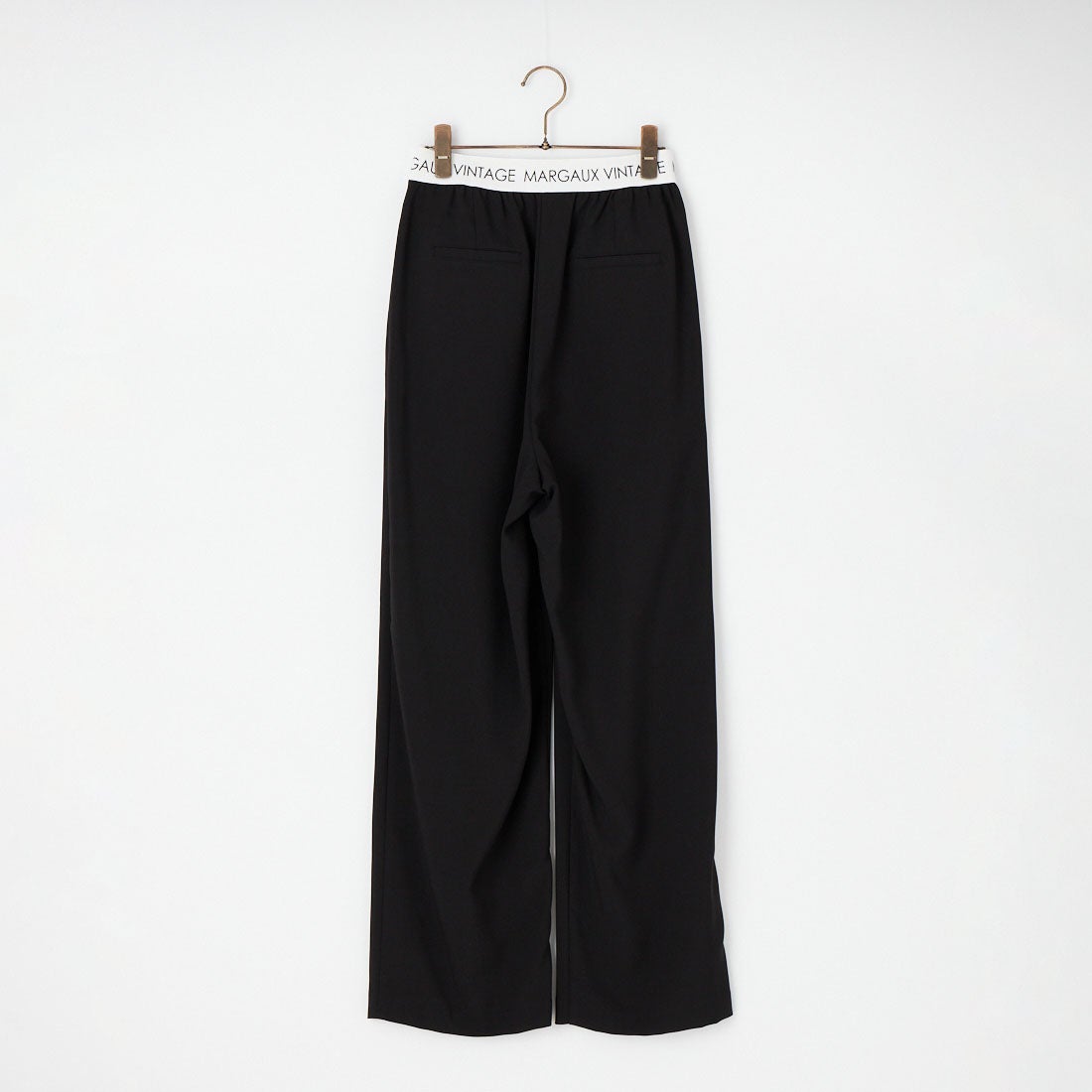 Margaux vintage [マルゴーヴィンテージ] ウエストロゴタックパンツ [MG-PT-26007-S] BLACK
