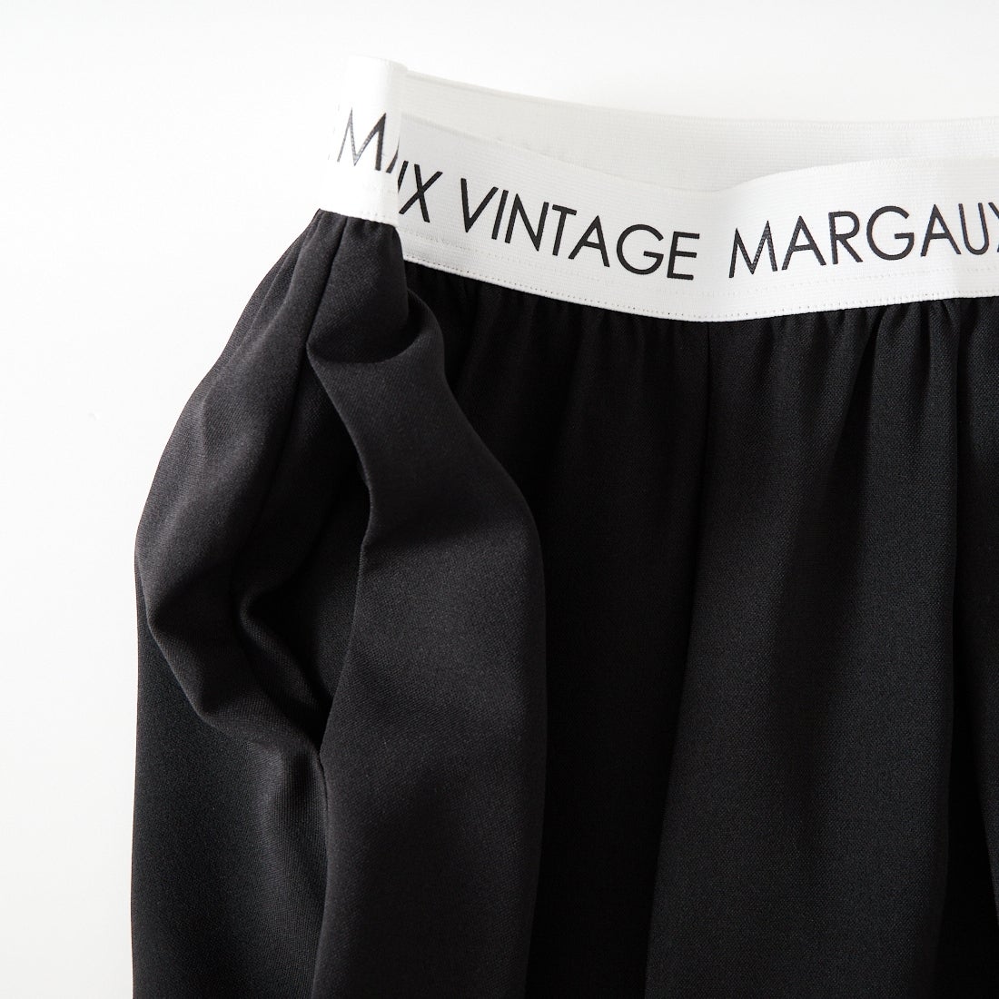 Margaux vintage [マルゴーヴィンテージ] ウエストロゴタックパンツ [MG-PT-26007-S] BLACK