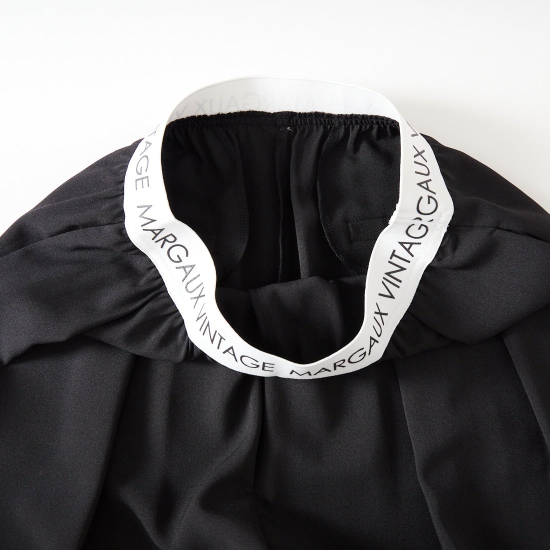 Margaux vintage [マルゴーヴィンテージ] ウエストロゴタックパンツ [MG-PT-26007-S] BLACK