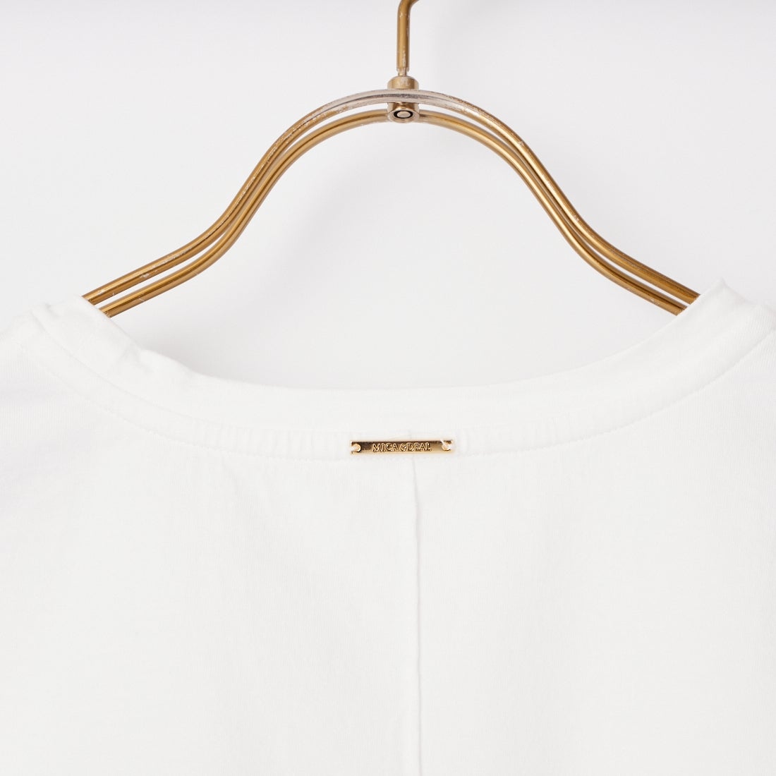 MICA&DEAL [マイカアンドディール] ロゴプリントロングスリーブTシャツ [0126109022] WHITE
