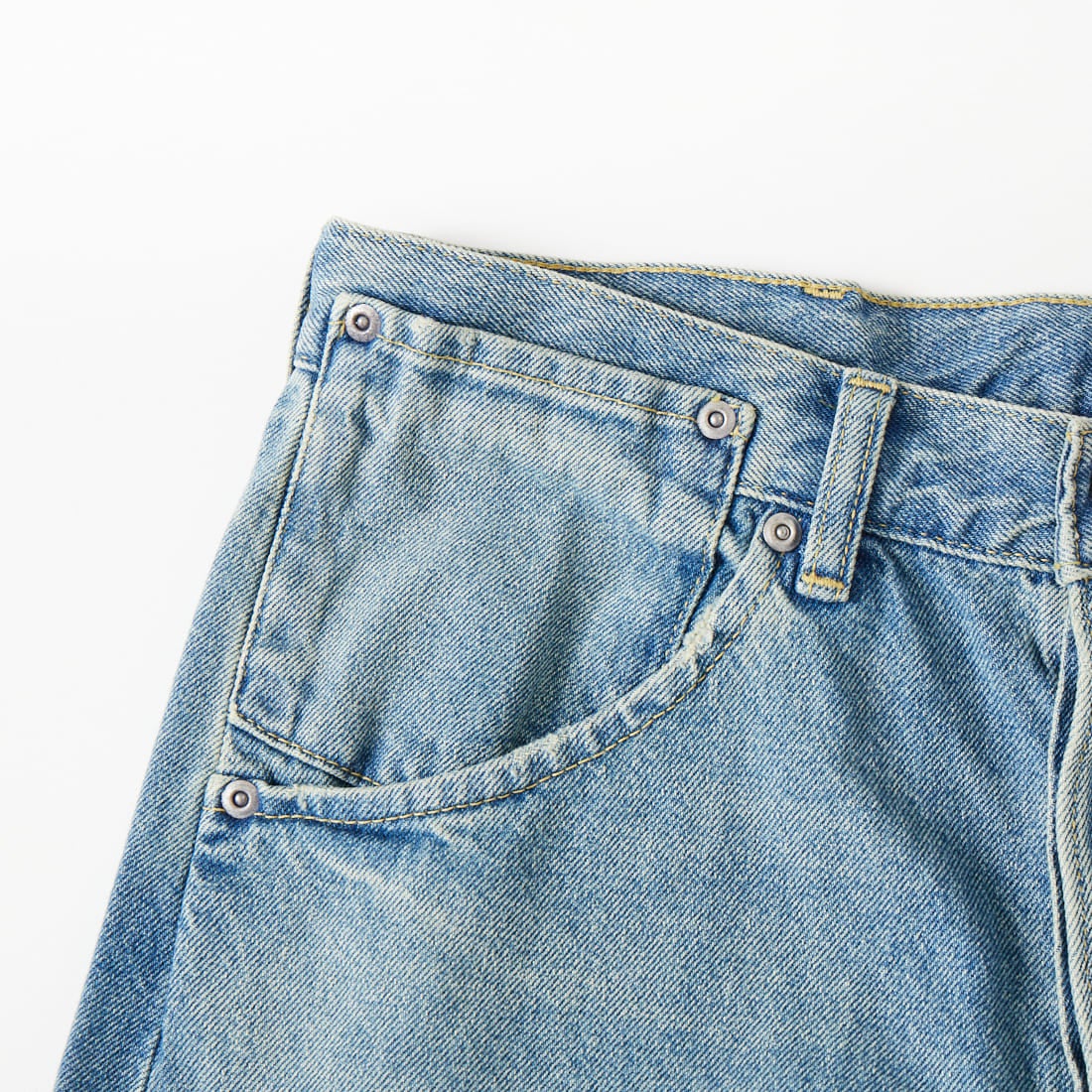 SOPHIE TALKS ABOUT THE WEATHER [ソフィートークスアバウトザウェザー] シンチバックジーンズ [COM-26S-DM07] L.BLUE