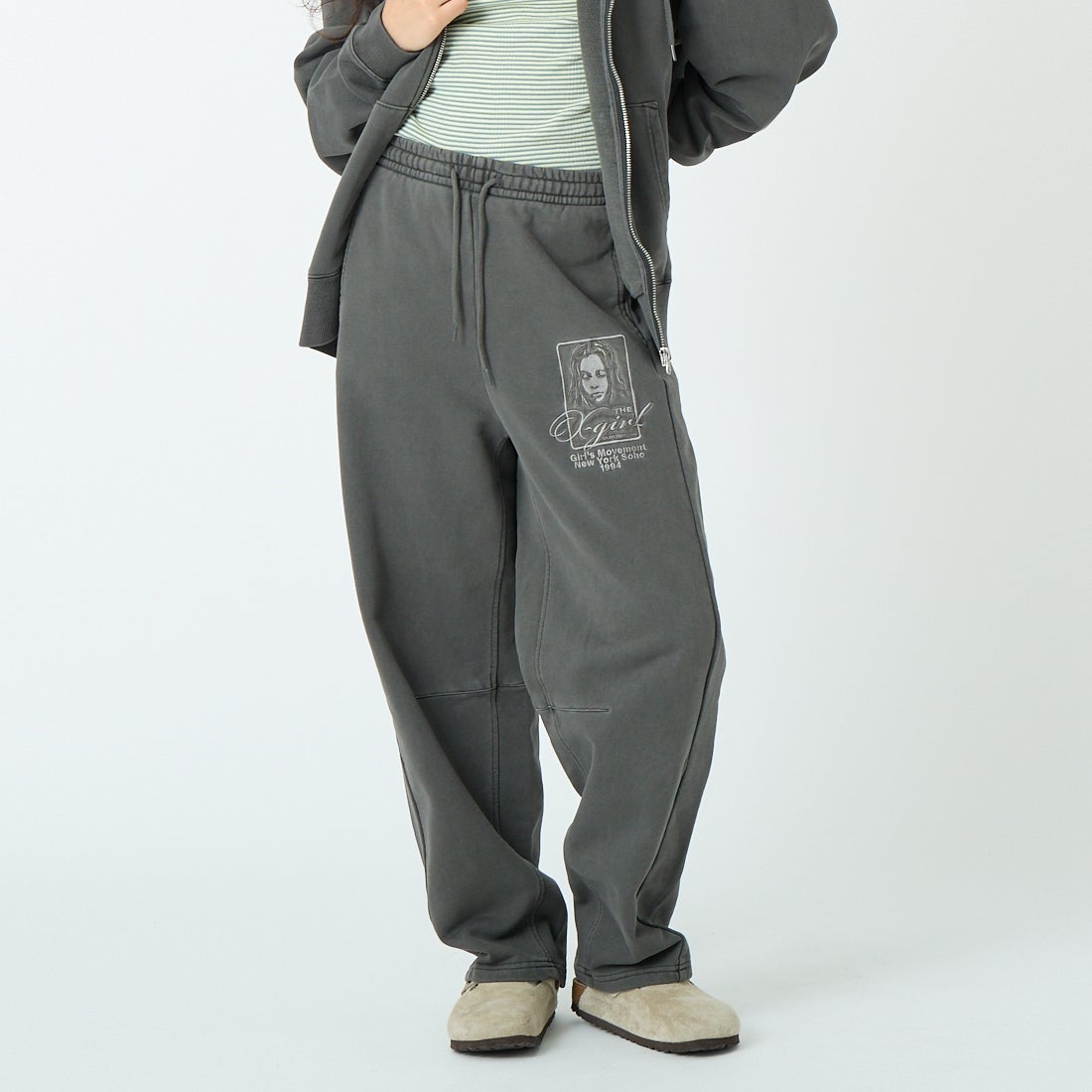 BLACK&&モデル身長：162cm 着用サイズ：S&&