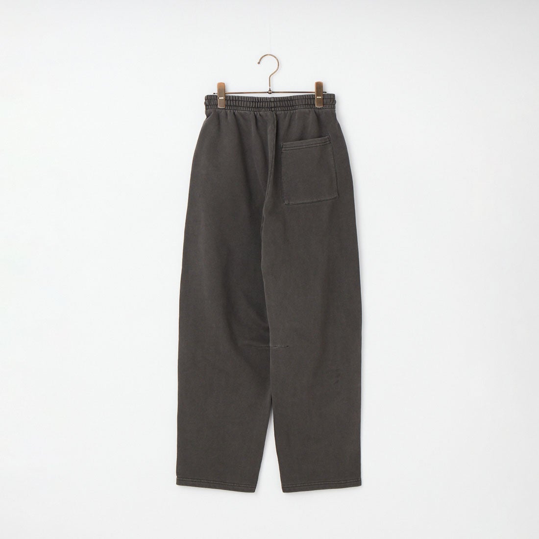 X-girl [エックスガール] ピグメントダイ フェイス&ロゴスクエアパッチ スウェットパンツ [105261031005] BLACK