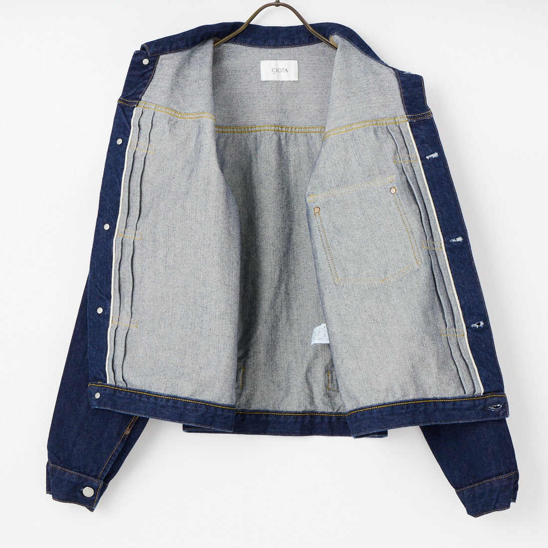 CIOTA [シオタ] シングルポケットデニムジャケット [JKLM-301-NIW] NAVY