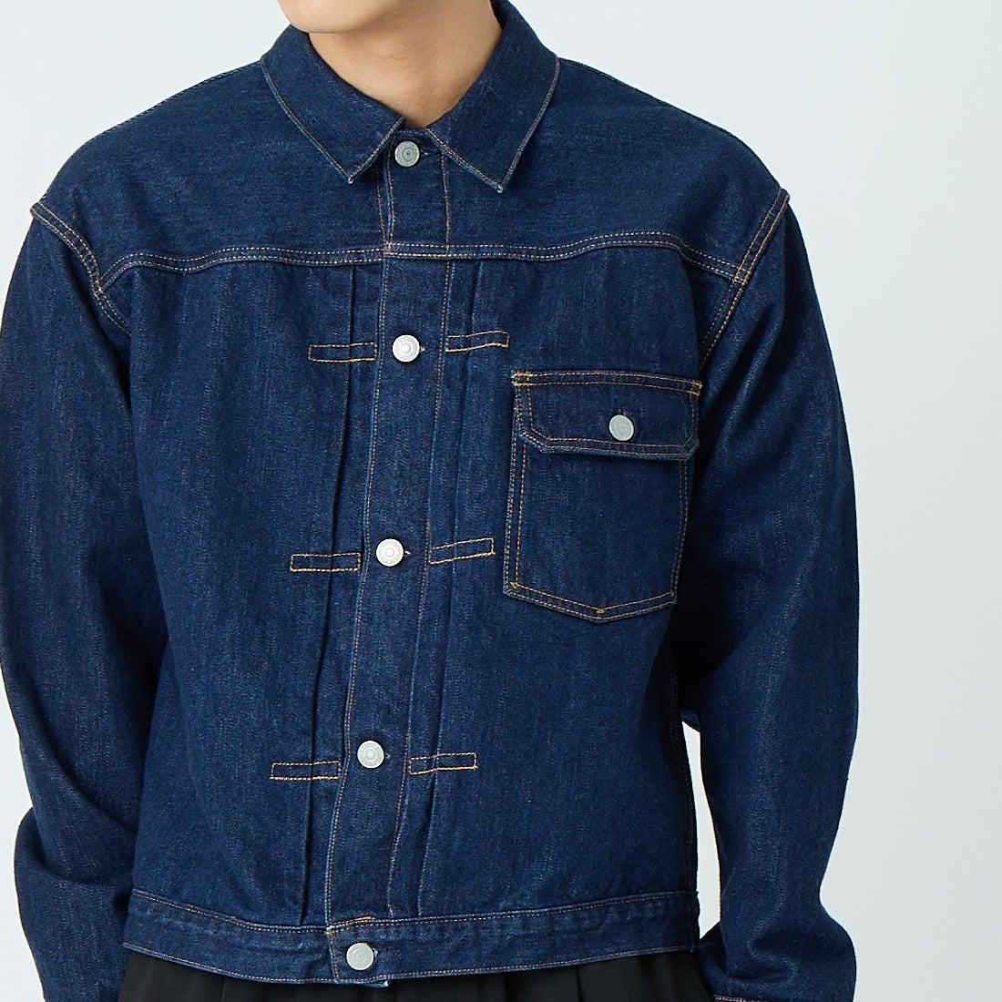 CIOTA [シオタ] シングルポケットデニムジャケット [JKLM-301-NIW] NAVY