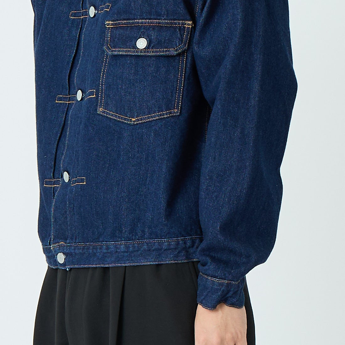 CIOTA [シオタ] シングルポケットデニムジャケット [JKLM-301-NIW] NAVY