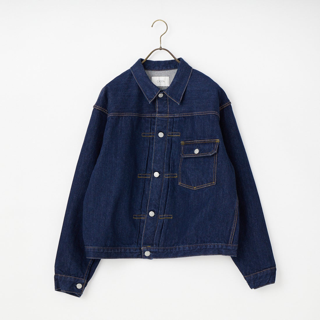 CIOTA [シオタ] シングルポケットデニムジャケット [JKLM-301-NIW] NAVY