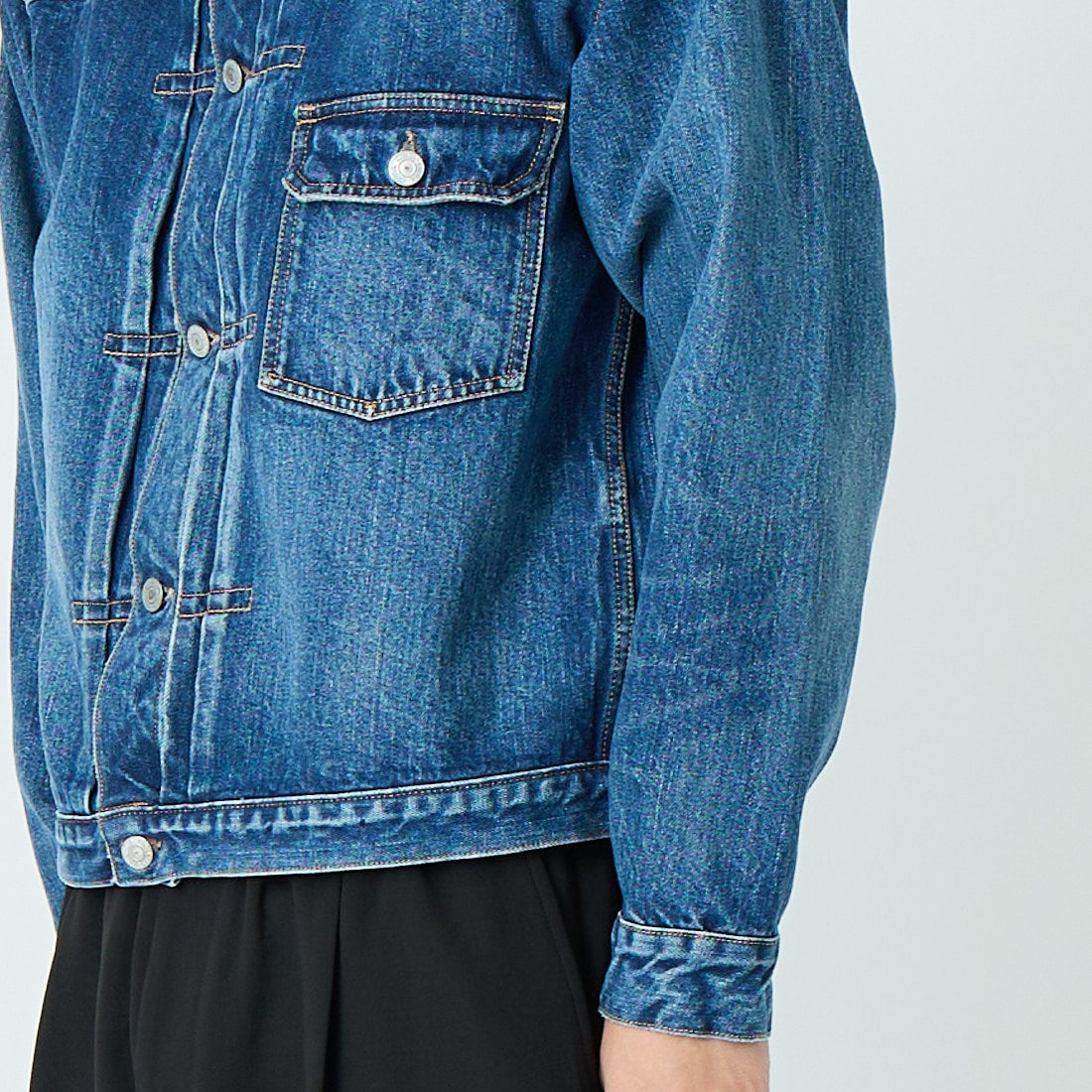 CIOTA [シオタ] シングルポケットデニムジャケット [JKLM-301-NIMDBL-D] MID DK.BLU