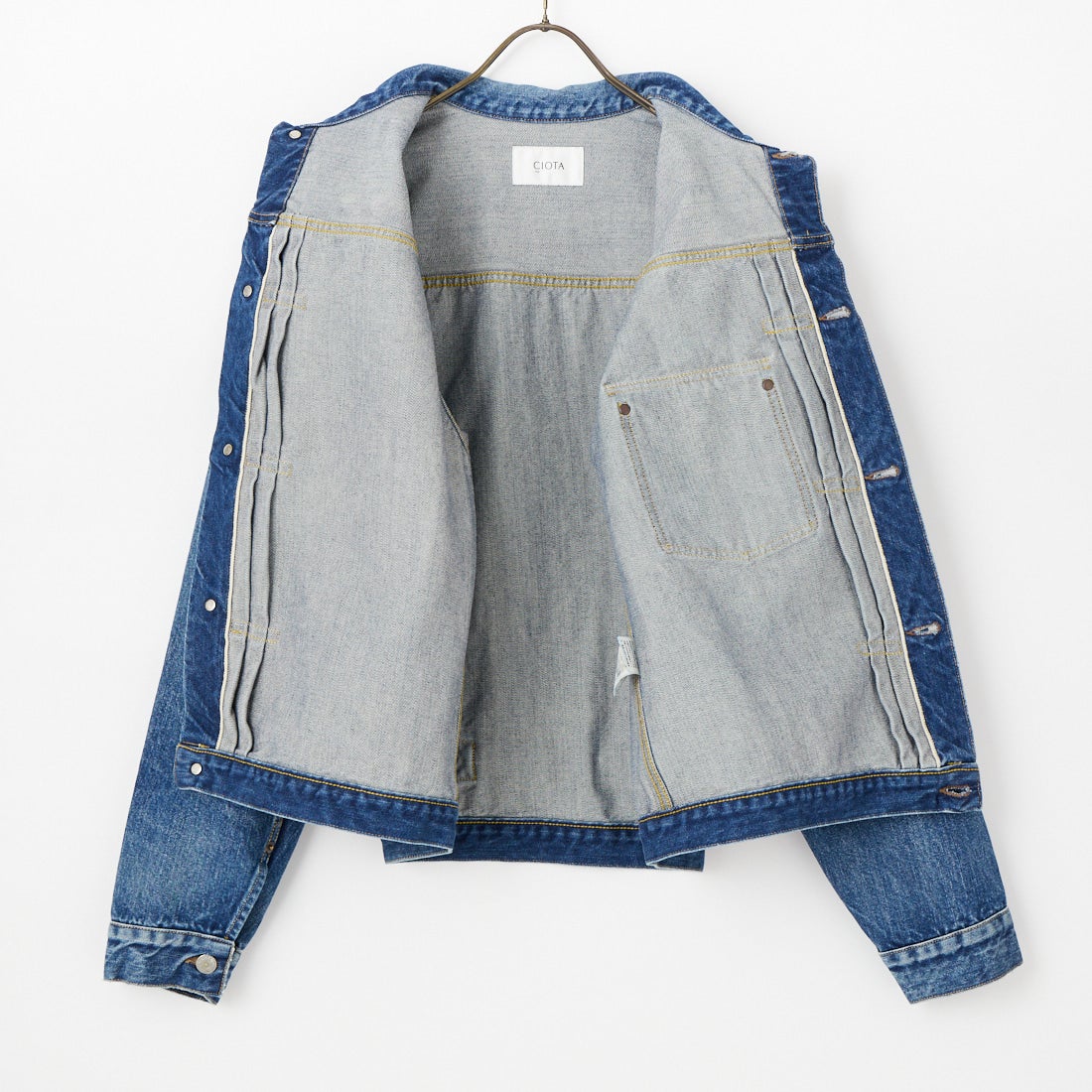 CIOTA [シオタ] シングルポケットデニムジャケット [JKLM-301-NIMDBL-D] MID DK.BLU