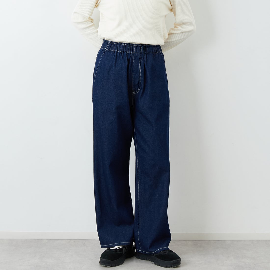 BLUE OW&&モデル身長：162cm 着用サイズ：M&&