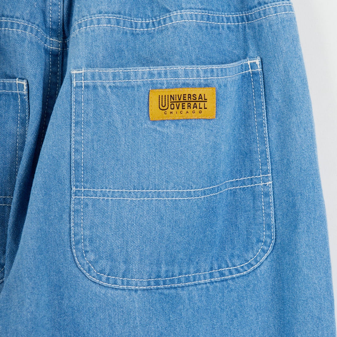 UNIVERSAL OVERALL [ユニバーサルオーバーオール] 別注 バックポケットイージーパンツ [U2612600IN-JF] BLUE USED