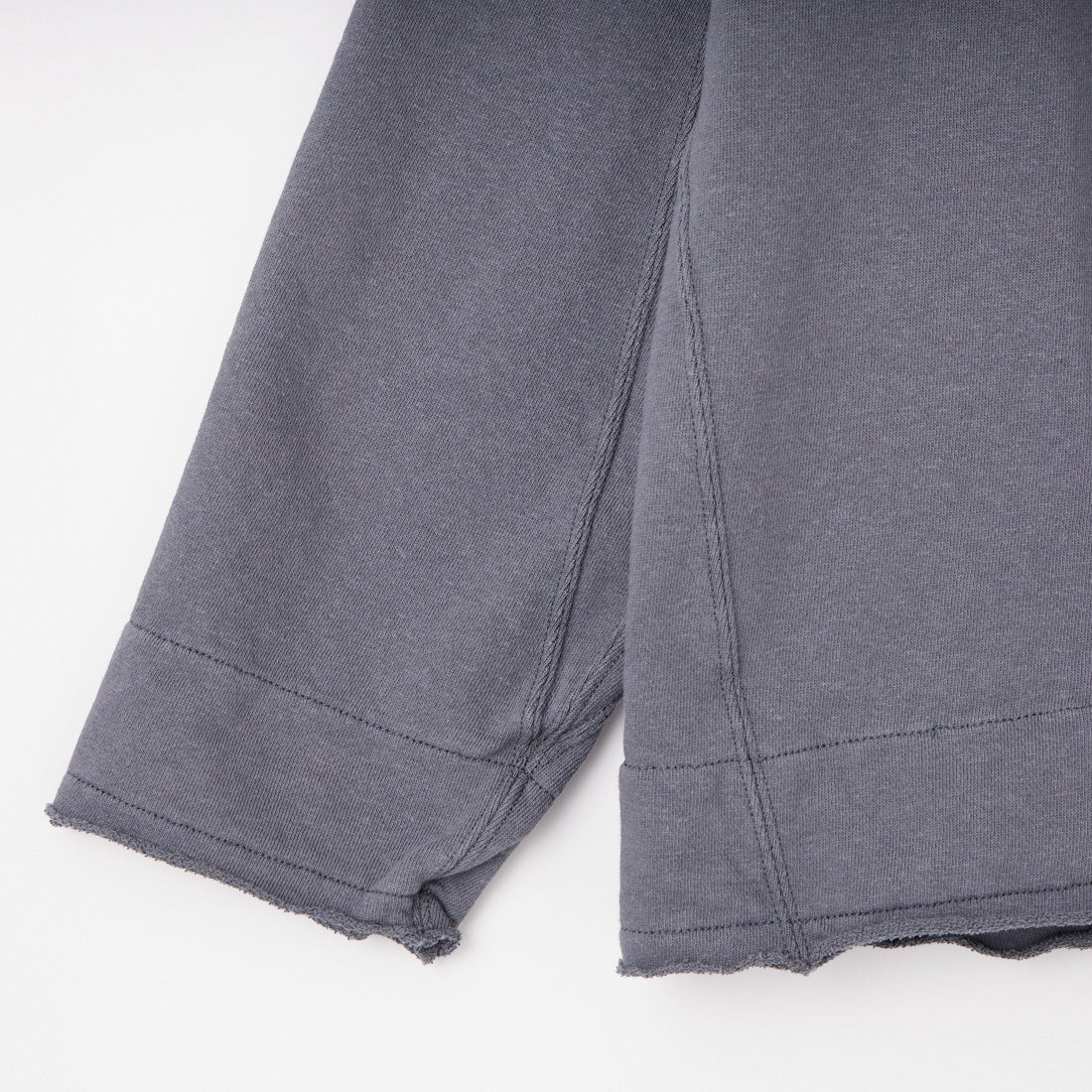 UNFIL [アンフィル] コットンオープンエンドヤーン テリースウェットシャツ [WXSP-UW119] STEEL BLUE