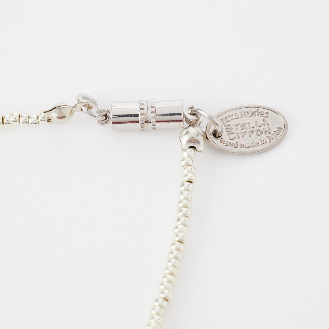 STELLA CIFFON [ステラシフォン] シードビーズ×パールネックレス [AST3-26N09] 00 SILVER