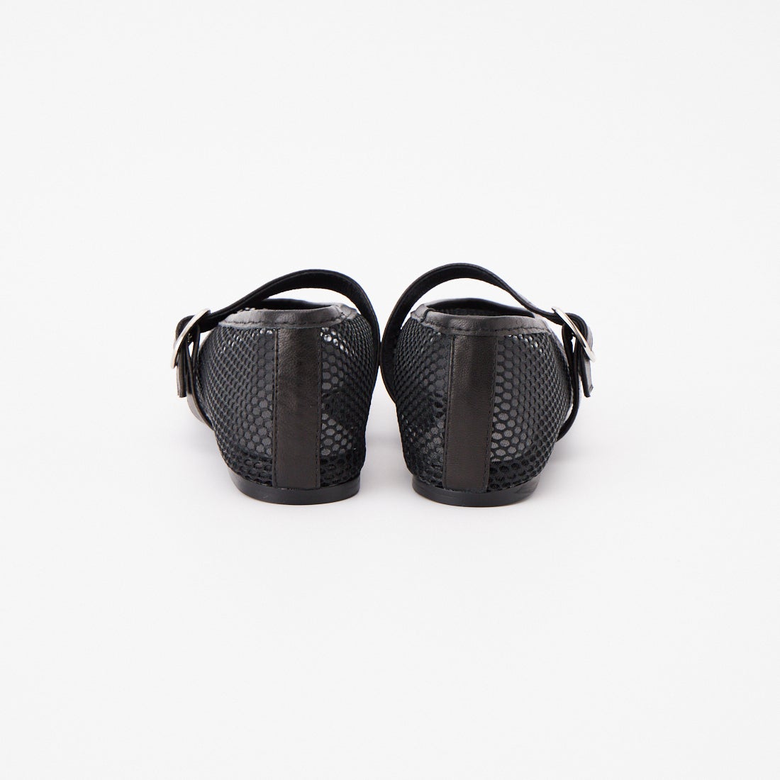 REMME [レメ] ストラップメッシュフラットシューズ [ZH-25S042-ME] BLACK MESH
