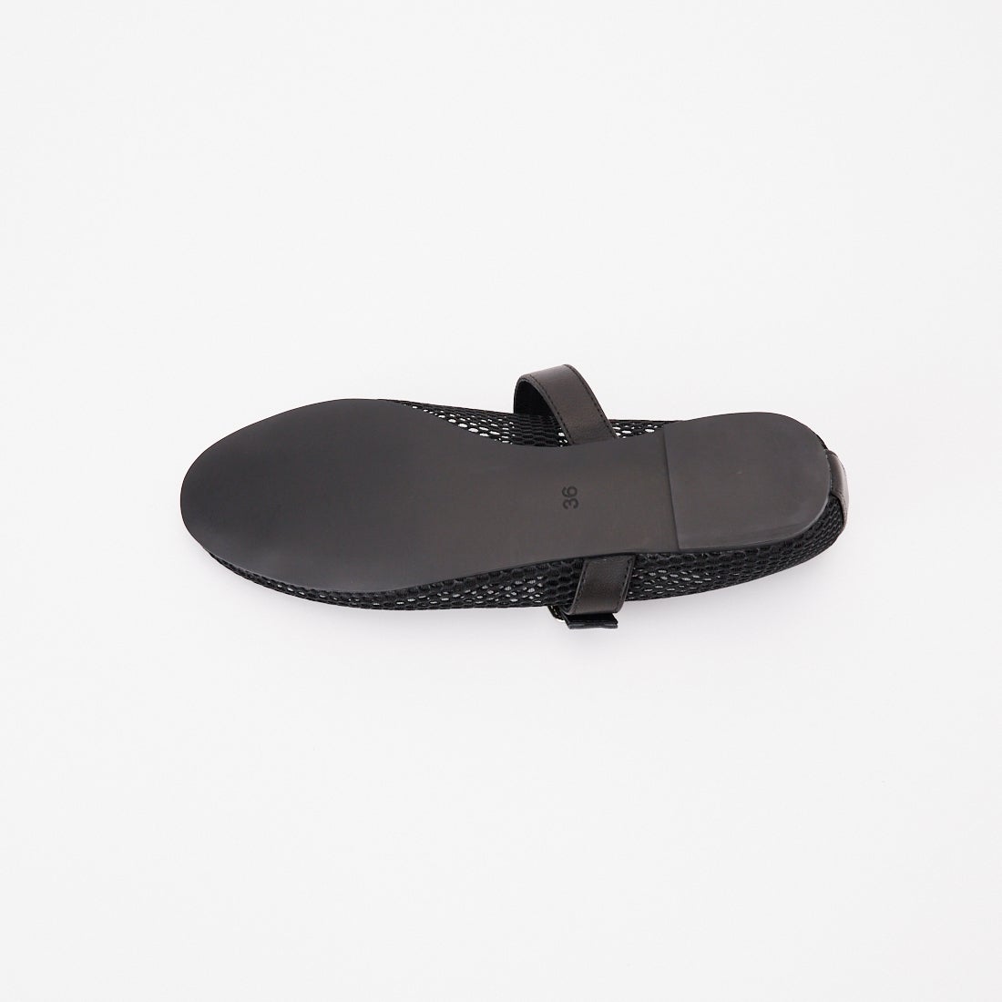 REMME [レメ] ストラップメッシュフラットシューズ [ZH-25S042-ME] BLACK MESH