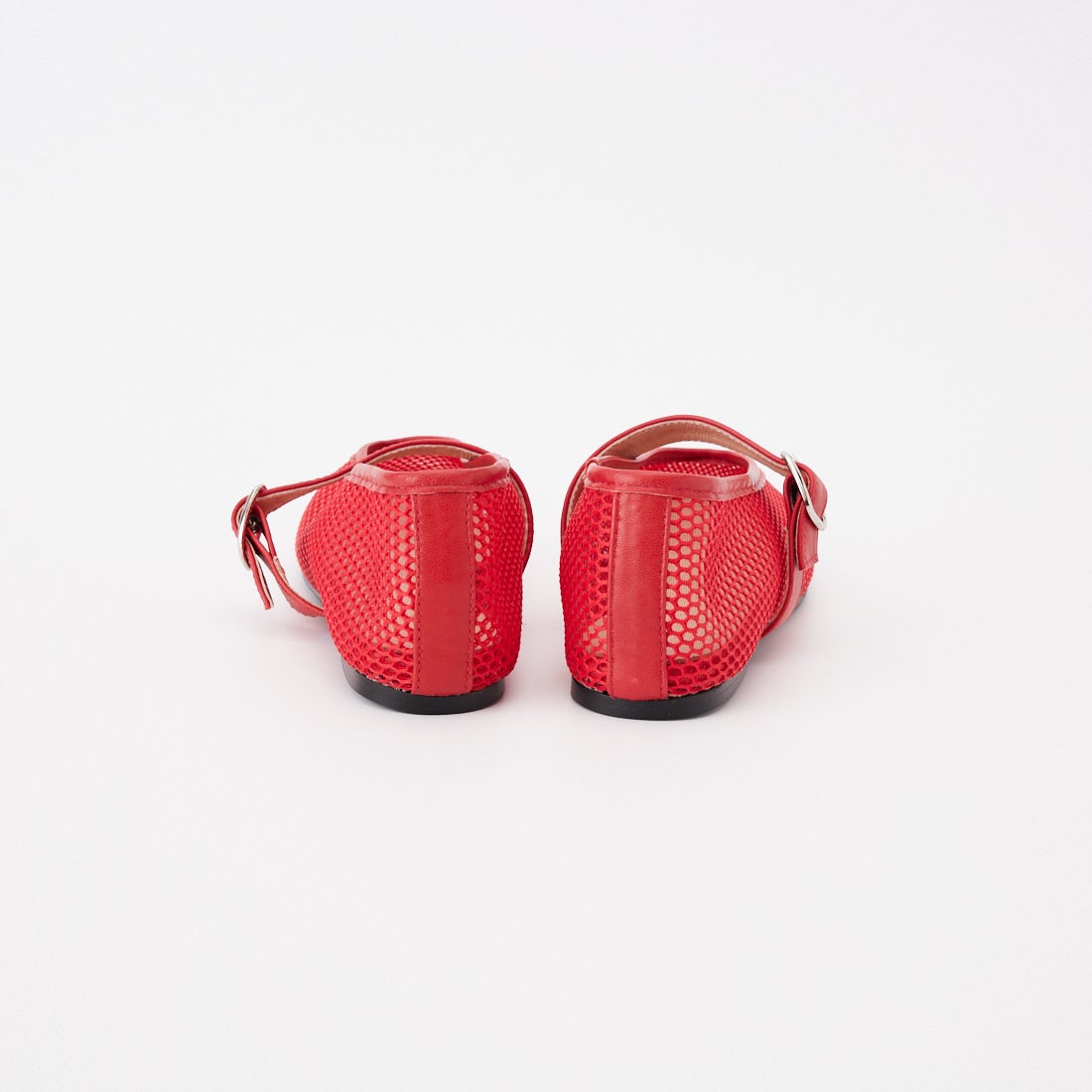 REMME [レメ] ストラップメッシュフラットシューズ [ZH-25S042-ME] RED MESH
