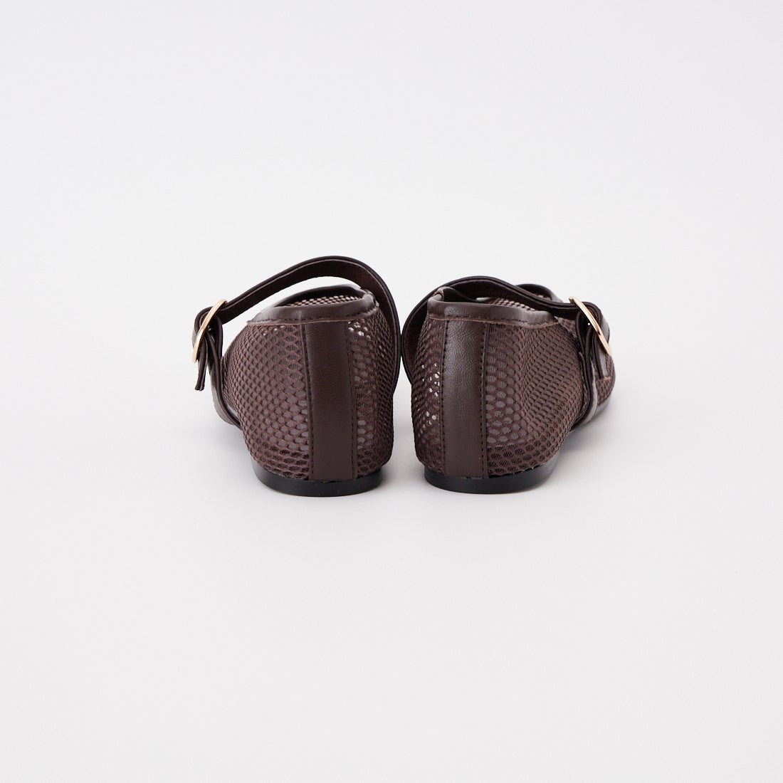 REMME [レメ] ストラップメッシュフラットシューズ [ZH-25S042-ME] BROWN MESH