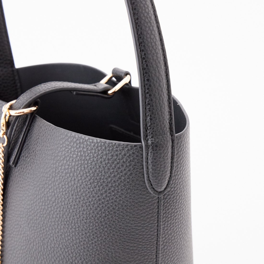VELETTO [ヴェレット] バケツトートバッグ [CE-25042-PU] BLACK