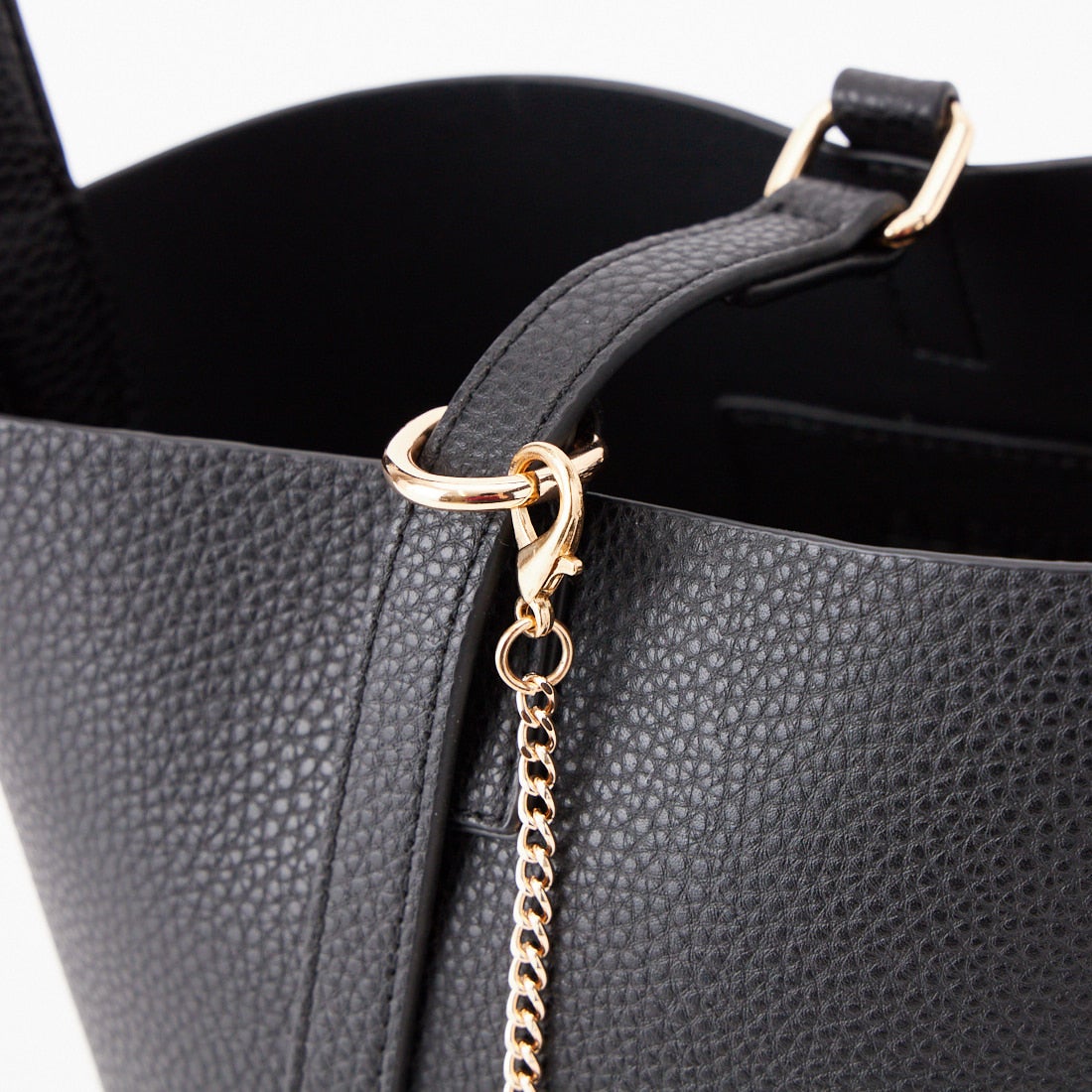 VELETTO [ヴェレット] バケツトートバッグ [CE-25042-PU] BLACK