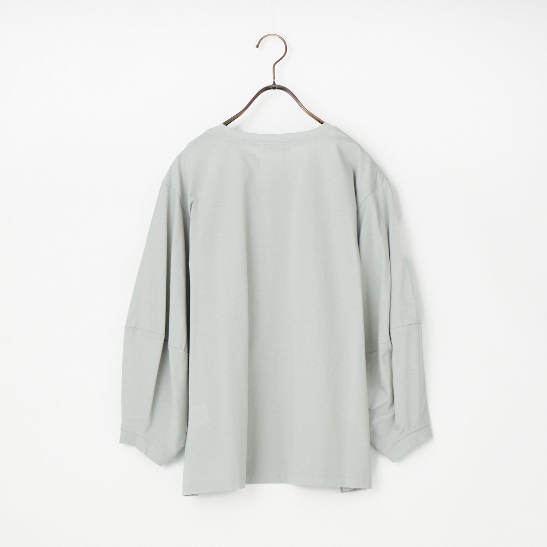 Jf Ready Made [ジェイエフレディメイド] ランタンスリーブシルケットTシャツ [3211105] 810 ﾗｲﾄｸﾞﾚ