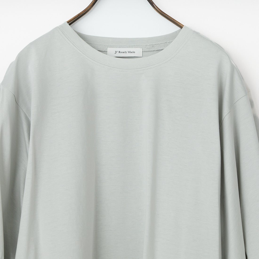 Jf Ready Made [ジェイエフレディメイド] ランタンスリーブシルケットTシャツ [3211105] 810 ﾗｲﾄｸﾞﾚ