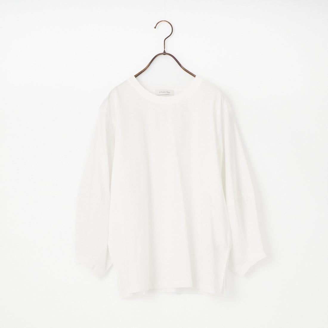 Jf Ready Made [ジェイエフレディメイド] ランタンスリーブシルケットTシャツ [3211105] 104 ｵﾌｼﾛ