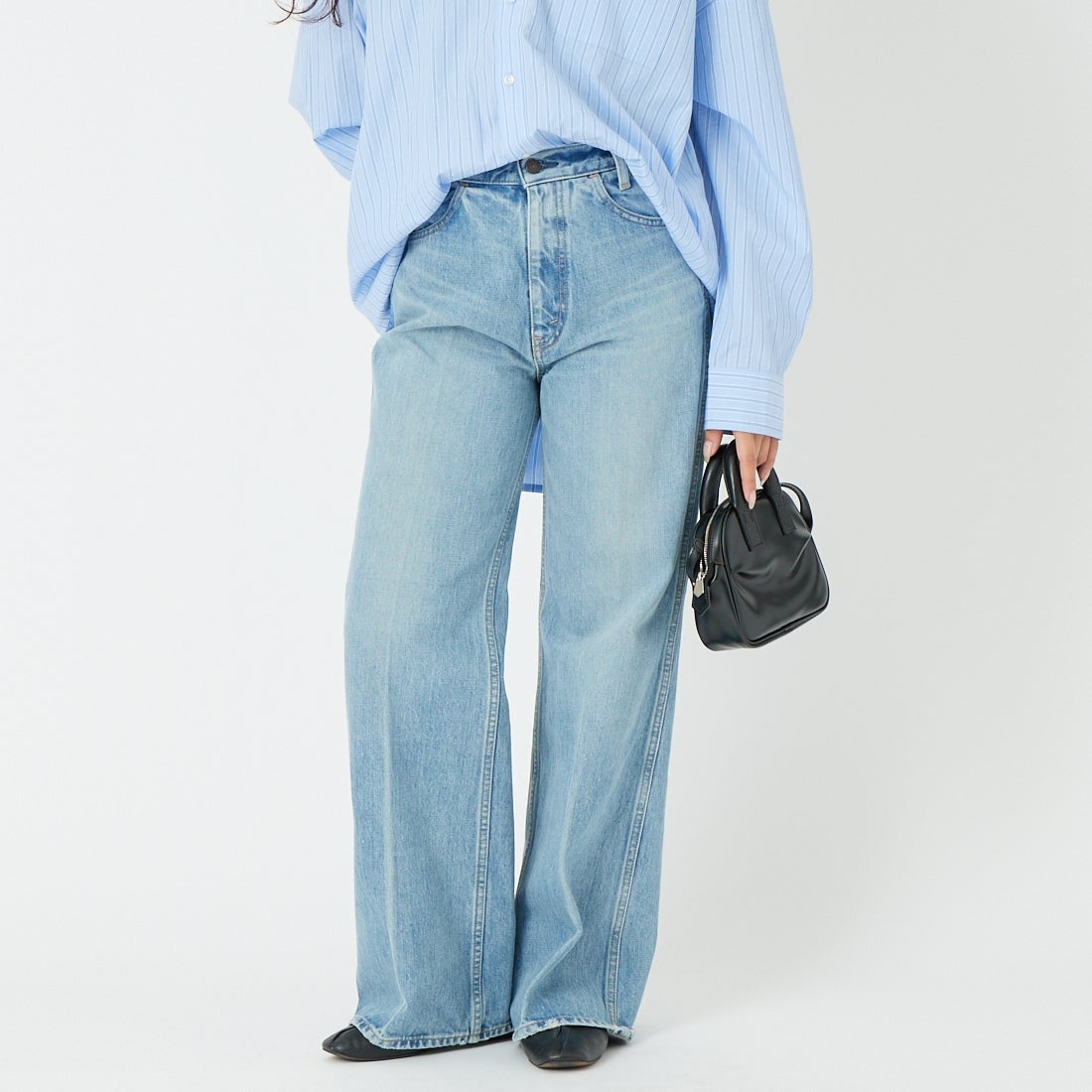 83 BLUE&&モデル身長：162cm 着用サイズ：34&&