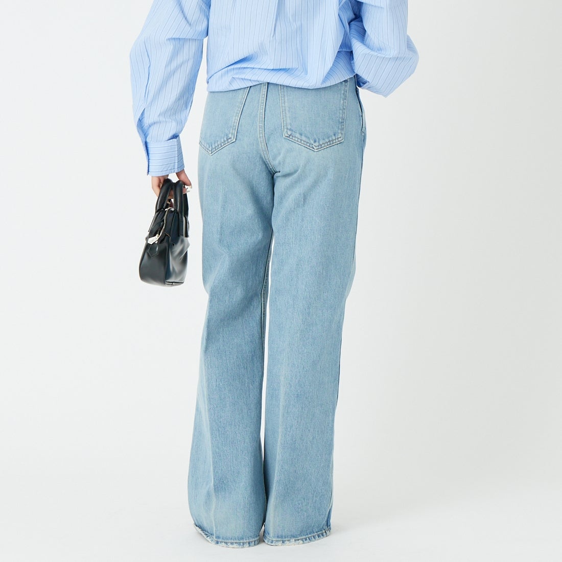 THE SHINZONE [ザ シンゾーン] パリジェンヌ デニムパンツ TYPE-2 [26SMSPA09] 83 BLUE &&モデル身長：162cm 着用サイズ：34&&