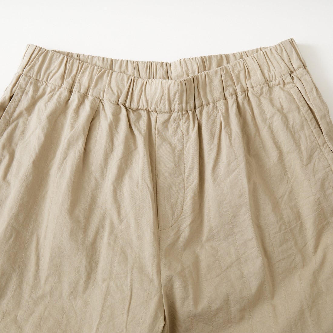 maison de soil [メゾンドソイル] 60sステッチド オーガニックキャンブリックワイドパンツ [NMDS26212] 8200 L.BEG