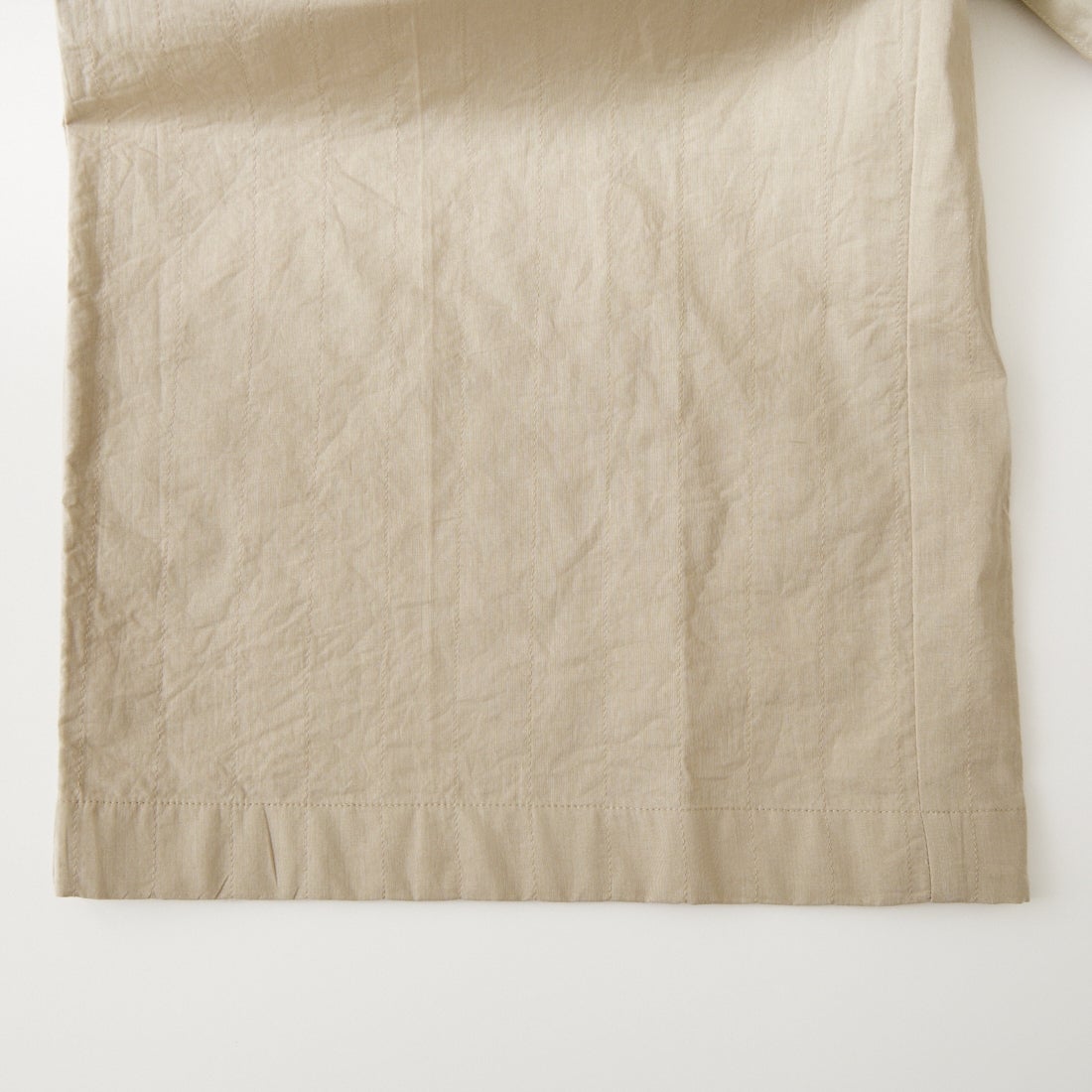 maison de soil [メゾンドソイル] 60sステッチド オーガニックキャンブリックワイドパンツ [NMDS26212] 8200 L.BEG