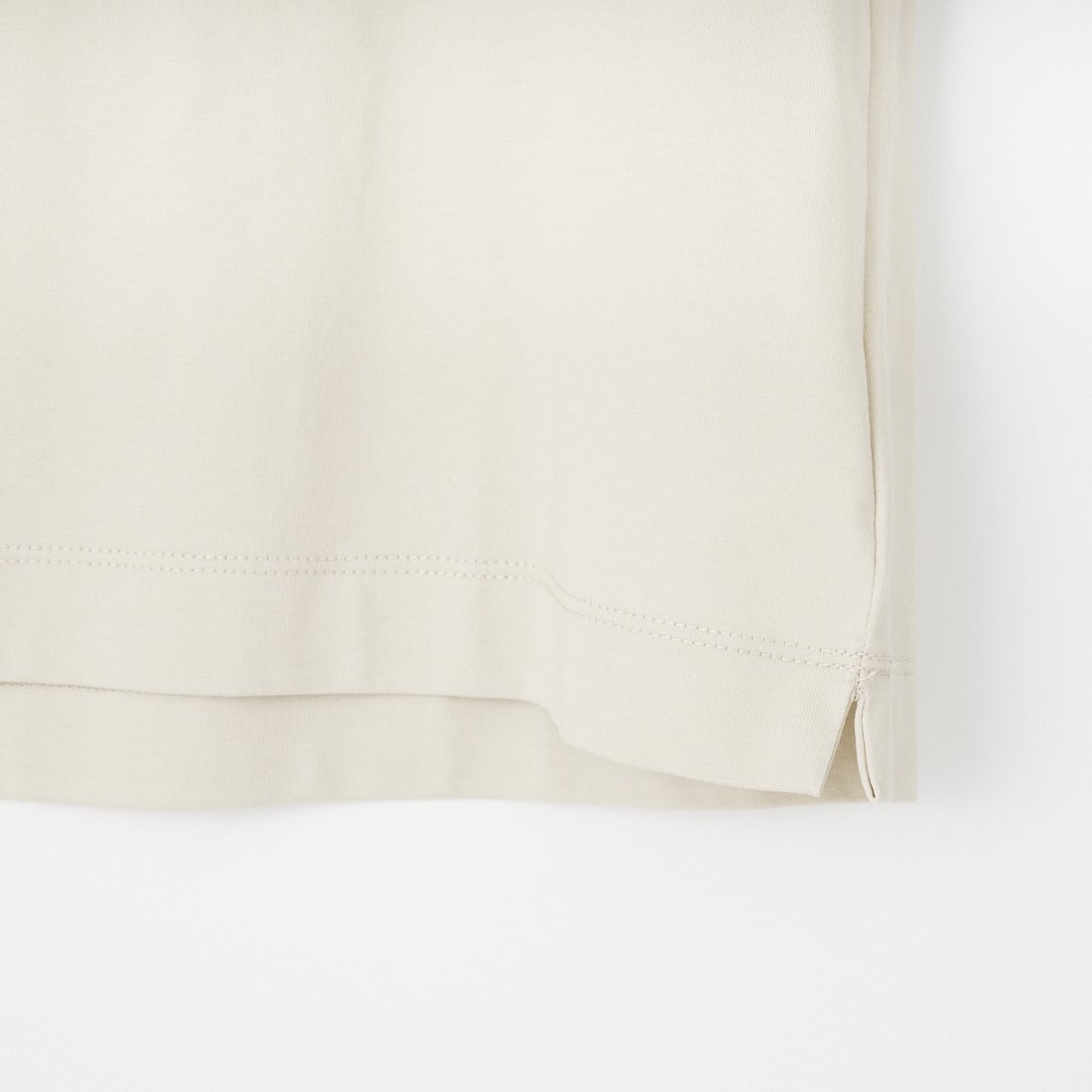 Jf Ready Made [ジェイエフレディメイド] 袖タック7分袖シルケットTシャツ [3211103] 714 ｸﾞﾚｰｼﾞ