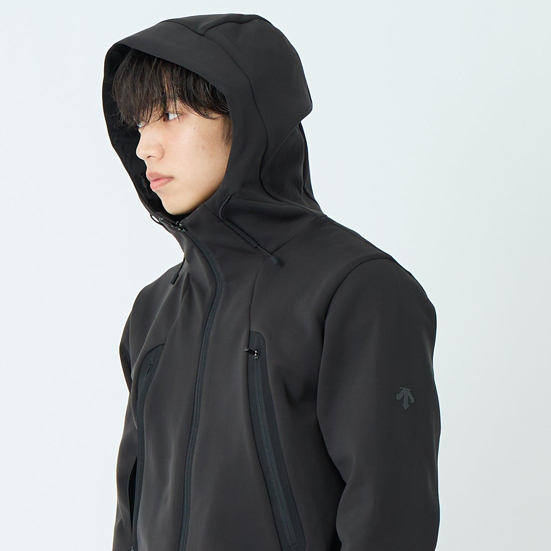 DESCENTE ALLTERRAIN [デサントオルテライン] エアロストレッチジャケット [DU6SJKA1M] BK00