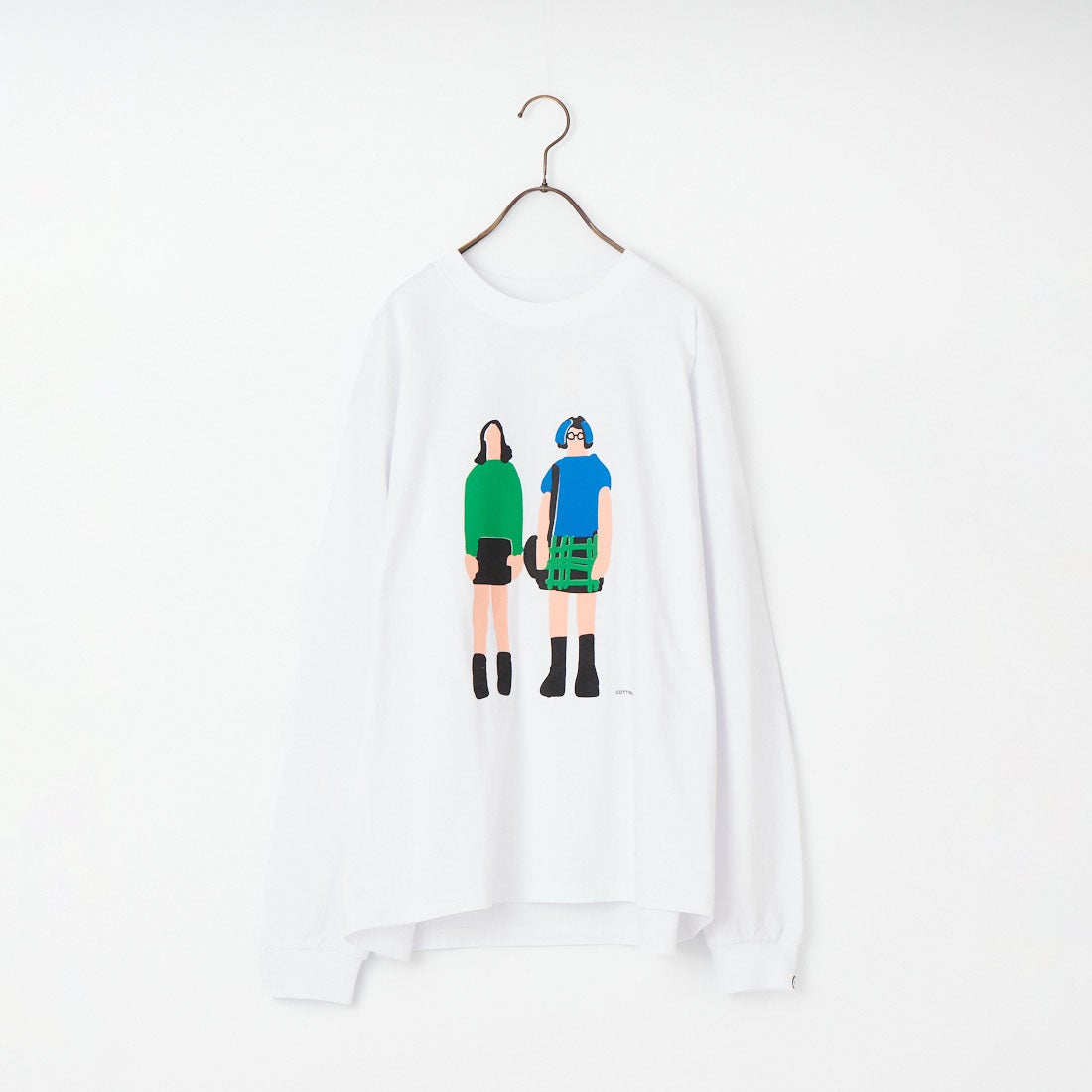 COTTON PAN [コットンパン] GHOST ロングスリーブTシャツ [GHOST