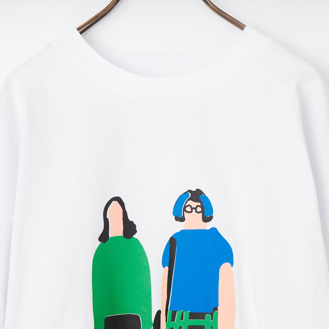 COTTON PAN [コットンパン] GHOST ロングスリーブTシャツ [GHOST] WHITE