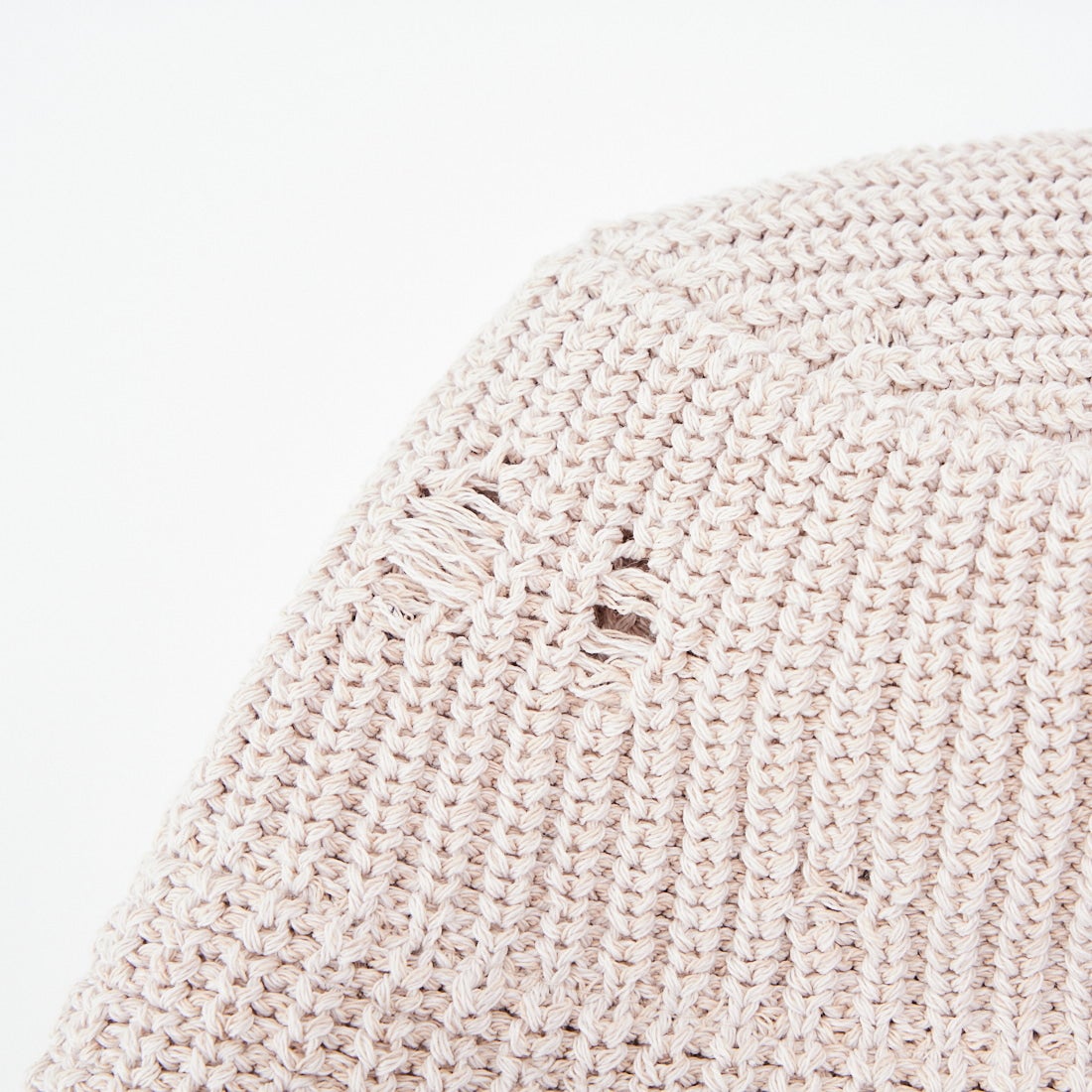 RACAL [ラカル] ダメージニットバケットハット [RL-26-1417] LT.BEIGE