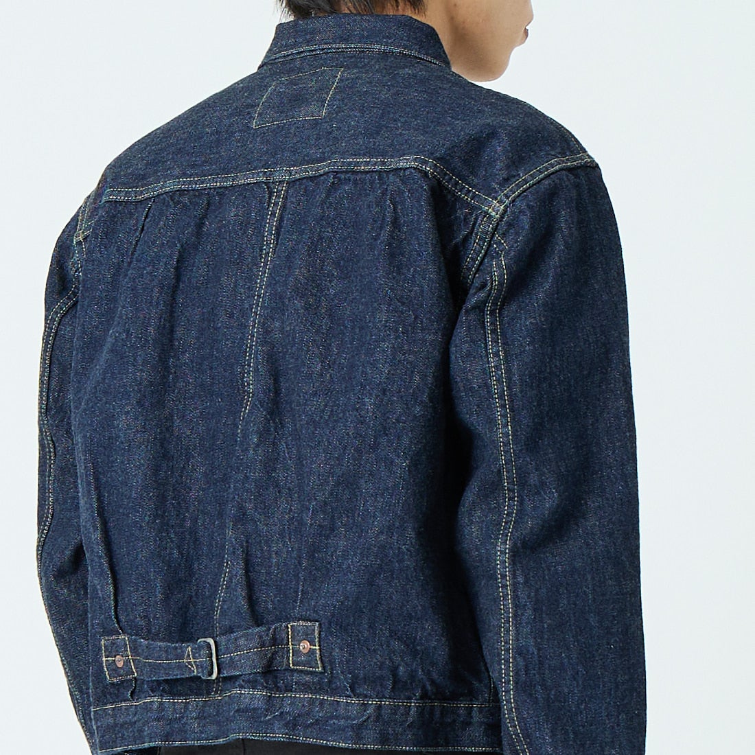 REMI RELIEF [レミレリーフ] 12oz 大戦モデルジャケット [RN1017SDQ] ONE WASH &&モデル身長：179cm 着用サイズ：M&&