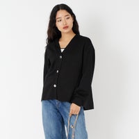 03 ﾌﾞﾗｯｸ&&モデル身長：162cm 着用サイズ：F&&