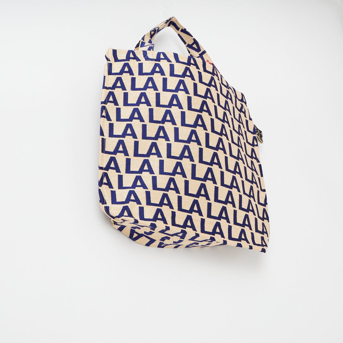 Bindu [ビンドゥー] LA ジャカード アウトステッチトートバッグ [BBB-2094RT] BLUE