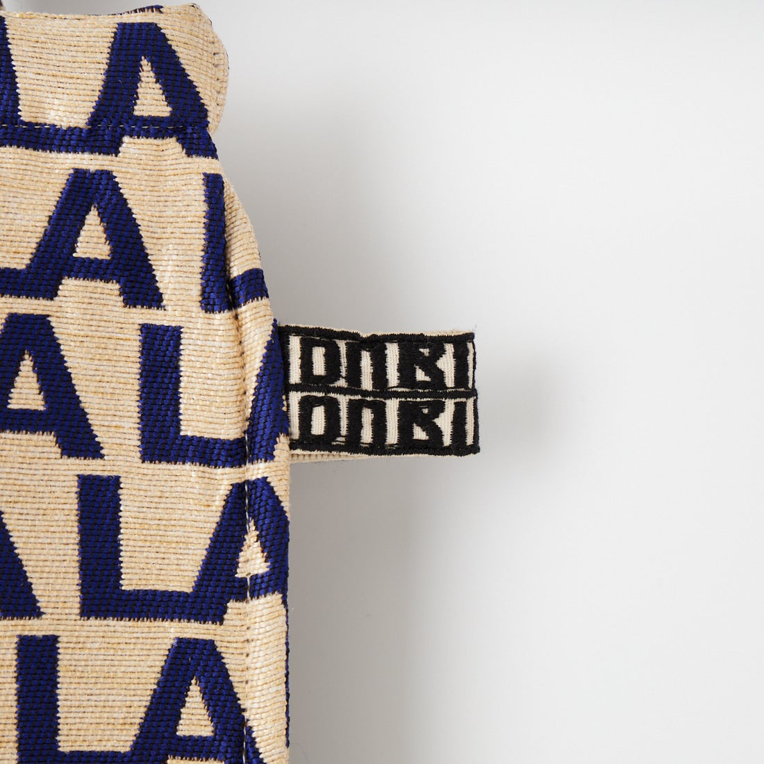 Bindu [ビンドゥー] LA ジャカード アウトステッチトートバッグ [BBB-2094RT] BLUE