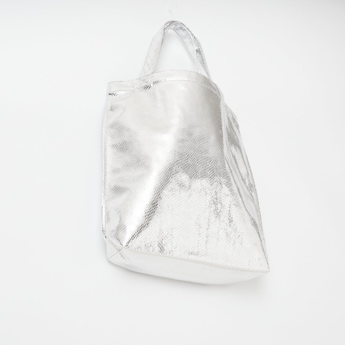 Bindu [ビンドゥー] パイソンシャイニーリバーストートバッグ [PD-100] SILVER