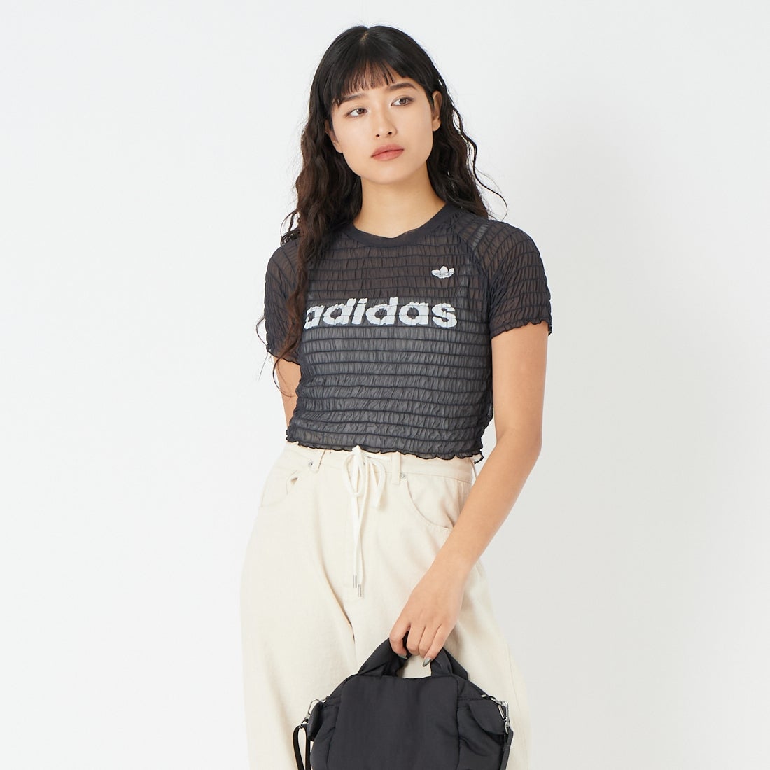 adidas Originals [アディダス オリジナルス] スモックド カリTシャツ [TW526]