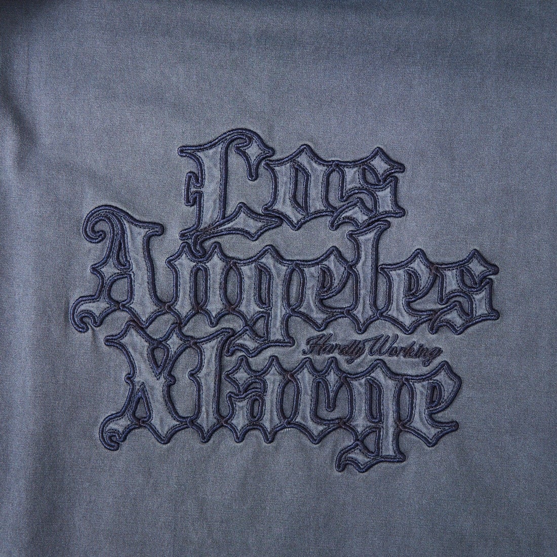 XLARGE [エクストララージ] オールドイングリッシュ パッチロングスリーブTシャツ  [101261011001] NAVY