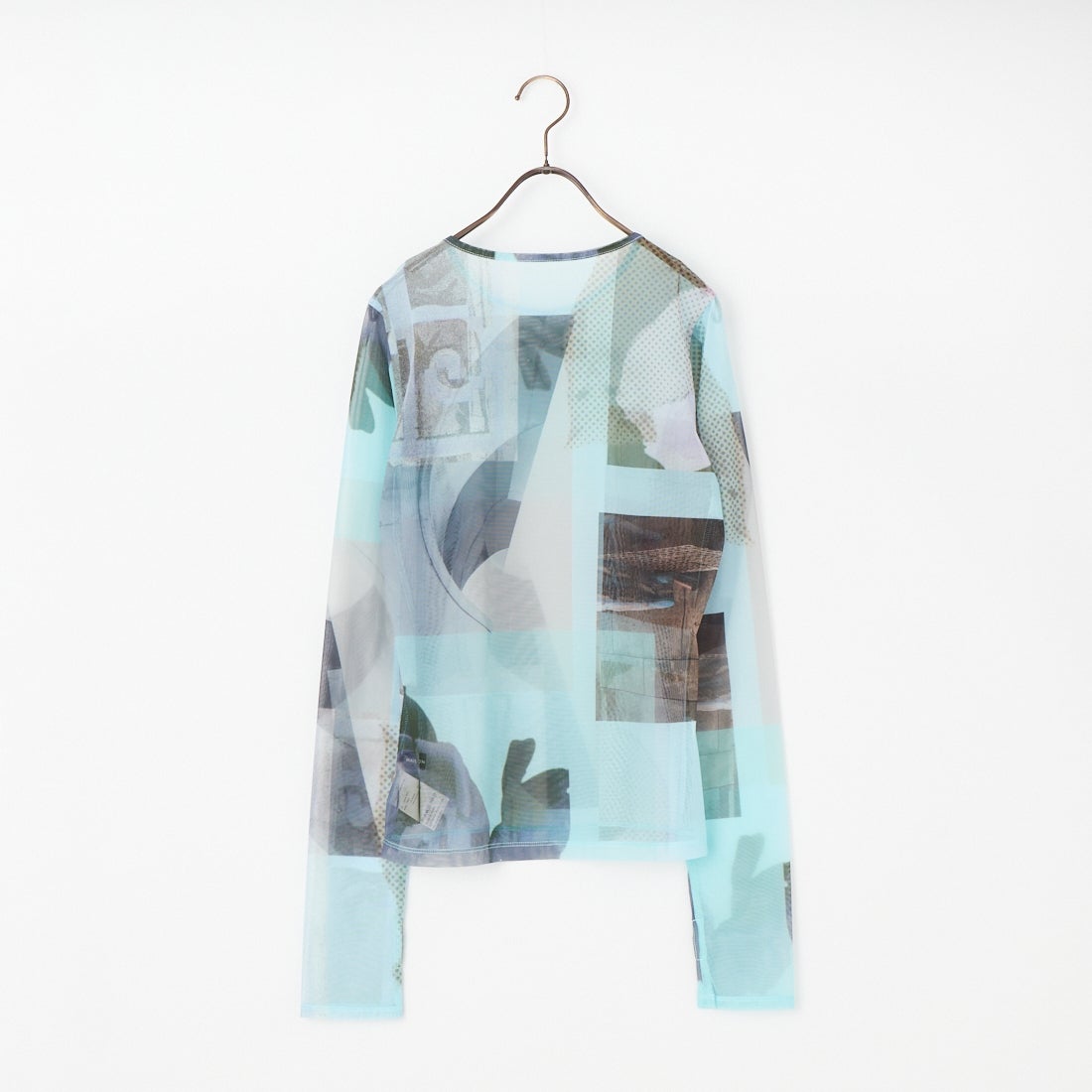 MAISON SPECIAL [メゾンスペシャル] フォトコラージメッシュトップス [21261415805] BLU