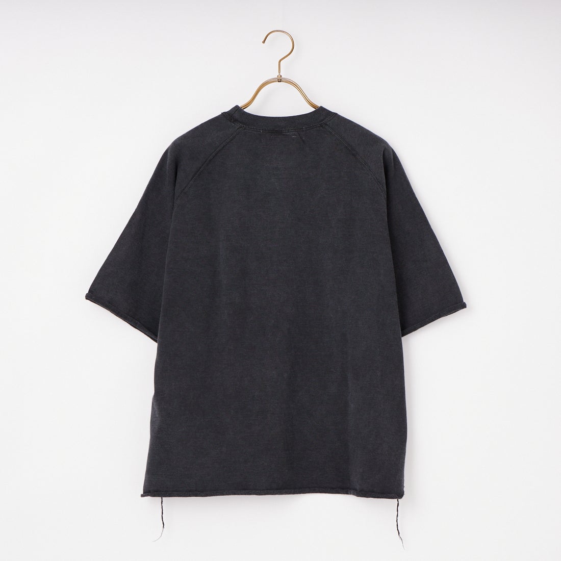 REMI RELIEF [レミレリーフ] SP加工 スーピマ裏毛ラグランTシャツ [RN30389109] BLACK