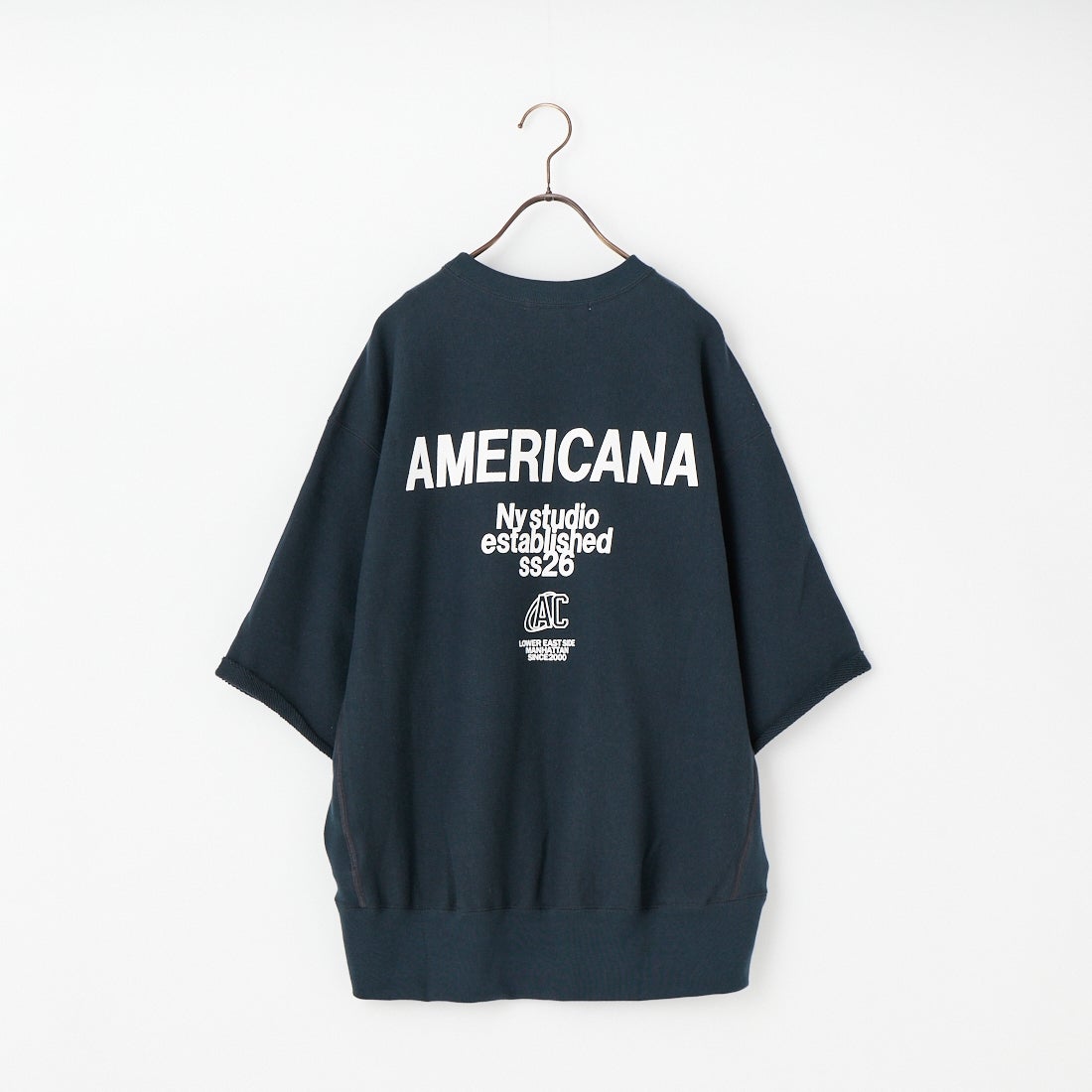 Americana [アメリカーナ] カットオフリバースウィーブスウェット [BRF