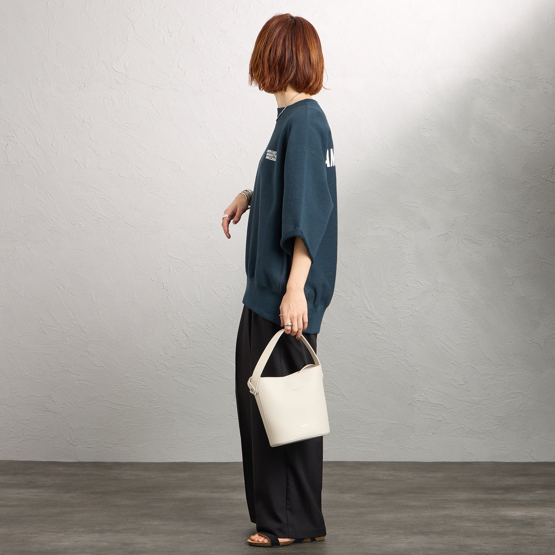 Americana [アメリカーナ] カットオフリバースウィーブスウェット [BRF-802A-2] ｽﾐｸﾛ